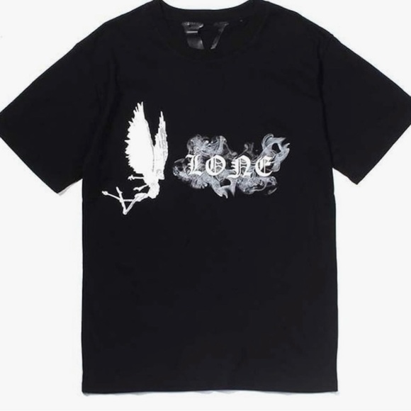 VLONE Black and White Graphic T-Shirt - Picture 1 of 5